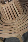 Baumbank rund Gartenbank Teak