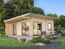 Palmako Ferienhaus CECILIA PLUS ISO 27,2 m²  70 mm -...