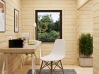 Palmako Ferienhaus CECILIA PLUS ISO 27,2 m²  70 mm - 540x540 cm, inkl. Fußboden 28 mm, natur