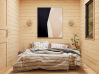 Palmako Ferienhaus CECILIA PLUS ISO 30,0 m²  70 mm - 540x670 cm, inkl. Fußboden 28 mm, natur