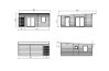 Palmako Ferienhaus CECILIA PLUS ISO 30,0 m²  70 mm - 540x670 cm, inkl. Fußboden 28 mm, natur