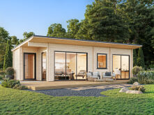 Palmako Ferienhaus CECILIA PLUS ISO 32,0 m²  70 mm -...