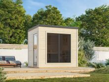Palmako Saunahaus GRACE 5,3 m²  ISO 250x230 cm 56 mm...