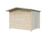 Palmako Marktstand/Verkaufsstand MARIAN 6,2 m²  298x228 cm, 16 mm, klappbar, natur / lackiert