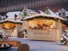 Palmako Marktstand/Verkaufsstand MARIAN 6,2 m²  298x228 cm, 16 mm, klappbar, natur / lackiert