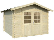 Gartenhaus LOTTA 7,3 m²   296x296 cm; 28mm...