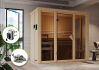 Sauna IRAVA 2 (Fronteinstieg) / Ofen 3,6 kW integr. Strg / AKTION