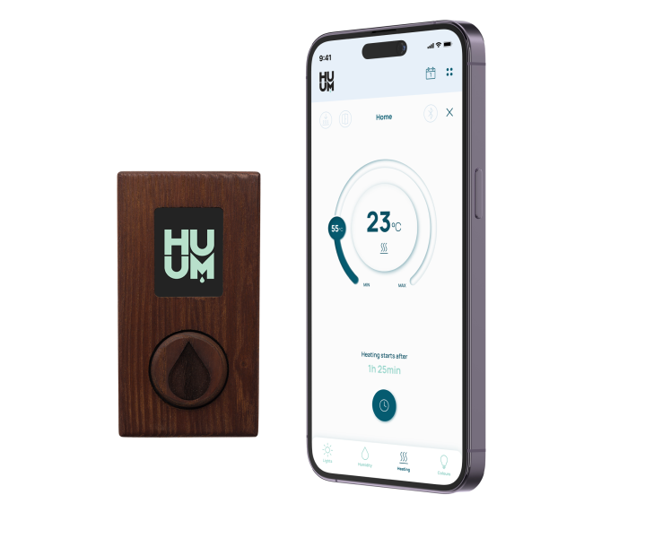 HUUM Elektronische Saunaofensteuerung "UKU WIFI WOOD" bis 18kW