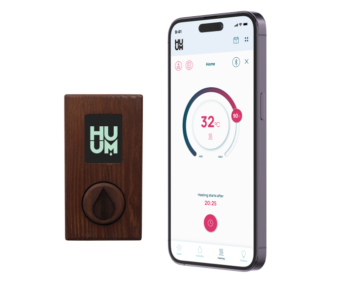 HUUM Elektronische Saunaofensteuerung "UKU WIFI WOOD" bis 18kW