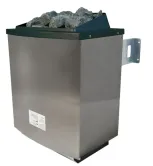 Karibu Saunahaus ARVID / naturbelassen / inkl. Ofen 9 kW finnisch / externe Strg. EASY / Schiebetür / AKTION