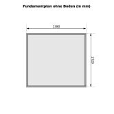 Saunafass/Fasssauna CUBUS M Fichte Natur,242 x 175 cm, ohne/mit Ofen