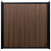 Elephant® WPC-Zaun Dark Line "Stripes",...