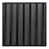 Elephant® WPC-Zaun Dark Line "Stripes",...