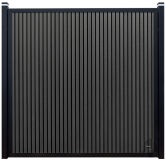 Elephant® WPC-Zaun Dark Line "Stripes",...