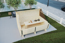 Picknickfass Gastrofass Marktstand Grillfass Campingfass...