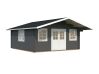 Gartenhaus HELENA 24,6 m2; 530x530 cm; 70mm Wände; ISO; Fußboden - ohne / mit Farbe -