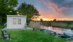 Gartenhaus ELLA 8,7 m²; 320x320 cm, 28mm Bohlen -...