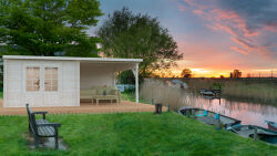 Gartenhaus ELLA 8,7+8,2 m2; 610x320 cm inkl. 300cm...