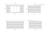 Gartenhaus LEA 14,2 m² SLIDE PLUS ISO - 450x330cm; 44mm ; inkl. Boden, Schiebetür - natur + farbig -
