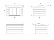 Palmako Gartenhaus MODERN GRACE 11,2 m²  SLIDE PLUS...