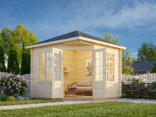 Palmako Pavillon MELANIE 6,9 m² - 280x280 cm, 44 mm,...