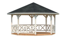 Palmako Pavillon BETTY 18,0 m² - 465x465 cm, 12x12...