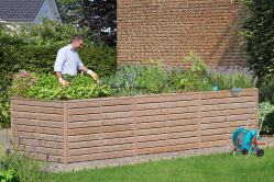 Rhombus Hochbeet XXL, Lärche, 206 x 103 x 75 cm
