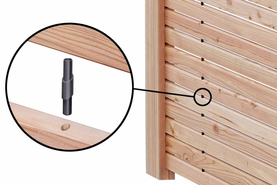 SELECT Rhombuszaun Lärche 90x180 cm (Karton)