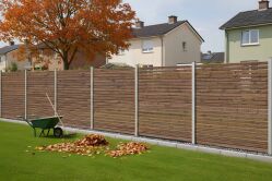 SELECT Rhombuszaun, braun 180x180 cm