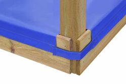 ACTIVE Abdeckplane blau für Sandkasten Turm+Pirat 98x169 cm