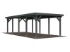 Palmako Carport KARL 23,1 m² - 315x732 cm, Leimholz-Pfosten 12x12 cm * natur + farbig *