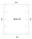 Palmako Carport KARL 40,6 m² - 555x732 cm, Leimholz-Pfosten 12x12 cm * natur + farbig *
