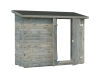 Palmako Gerätehaus Anbauschuppen LEIF 2,2 m², 16 mm, 234x95 cm, inkl. Fußboden, natur + farbig