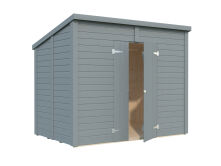 Palmako Gerätehaus LEIF 4,5 m², 16 mm, 273x170 cm, inkl. Fußboden, natur + farbig