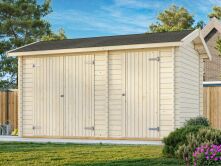 Palmako Gerätehaus JARI 8,9 m²  390x240 cm, 28...