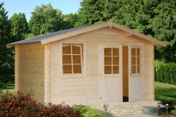 Gartenhaus KLARA 10,4 m2, 380 x 320 cm, 28 mm Wandbohlen,...