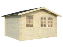 Gartenhaus KLARA 10,4 m2, 380 x 320 cm, 28 mm Wandbohlen,...