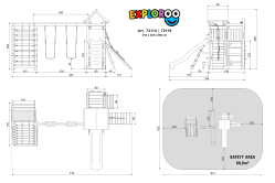 ACTIVE Spielturm Exploroo Pro 520x334x258 cm