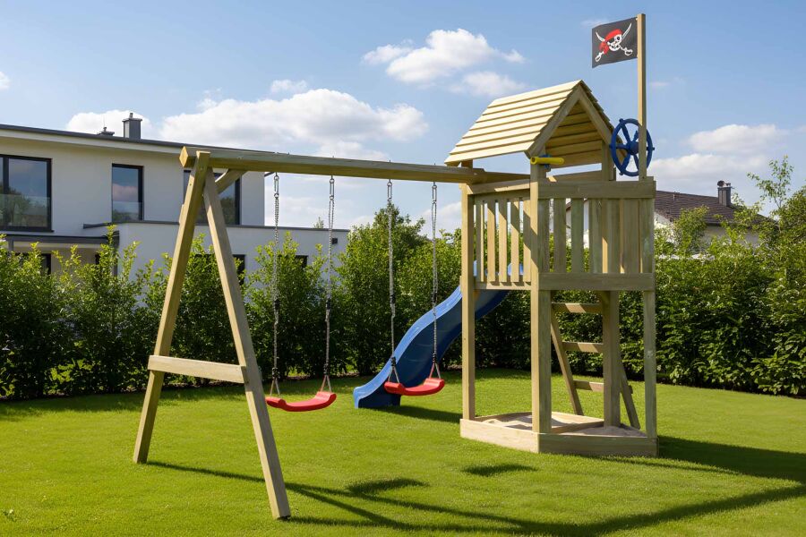 ACTIVE Spielturm Porticoo Play354x331x258 cm
