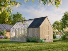 Palmako Glashaus / Gewächshaus EMILIA 8,2 m² +...