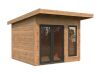 Palmako Gartenhaus AURELIA 8,4 m² - 296x300cm, 44 mm, inkl. Boden, Tür- u. Fenster Aluminium, natur + farbig