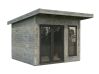 Palmako Gartenhaus AURELIA 8,4 m² - 296x300cm, 44 mm, inkl. Boden, Tür- u. Fenster Aluminium, natur + farbig