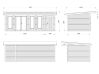 Palmako Gartenhaus AURELIA 19,2 m² - 670x300 cm, 2-Raum, 44 mm, inkl. Boden, Tür- u. Fenster Aluminium, natur + farbig