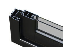 Palmako Gartenhaus SERENA 12,6 m² SET 1 ISO - 420x320cm, 44mm , inkl. Boden, Schiebetür Plus, natur + farbig