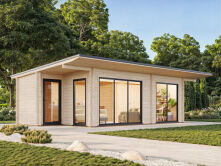 Palmako Ferienhaus CECILIA PLUS ISO 27,3 m²  70 mm -...