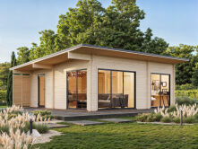 Palmako Ferienhaus CECILIA PLUS ISO 39,9 m²  70 mm -...