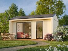 Palmako TINY Gartenhaus REBEKKA 13,6 m²  ISO,...
