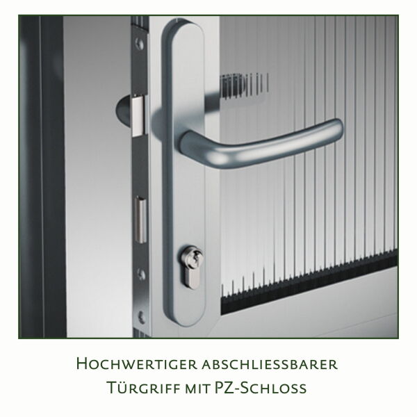 KGT Gewächshaus Modell Orchidee IV, moosgrün 2,97 x 4,29 x 2,33m