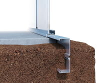 KGT Alu-Fundamentrahmen für Gewächshaus Modell...