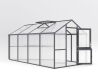 KGT Gewächshaus Modell Iris IV, blank 2,33 x 4,29 x 2,26 m